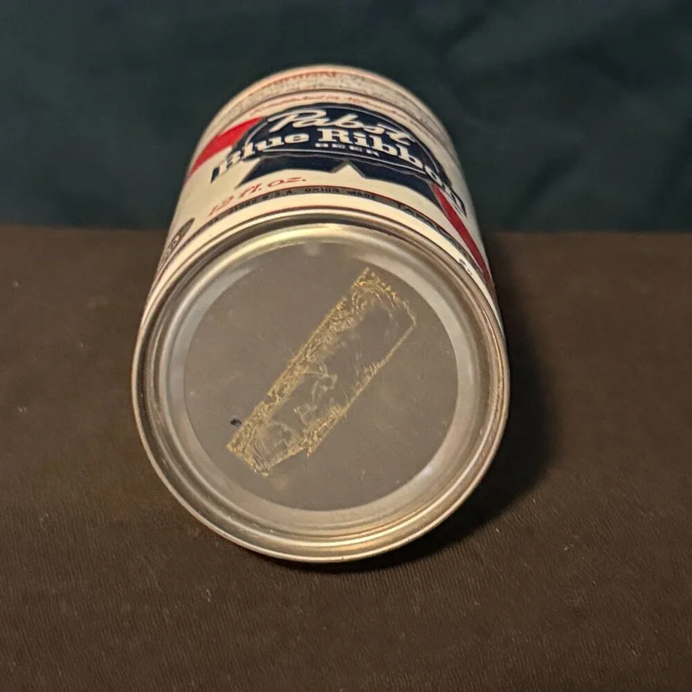 Pabst Blue Ribbon vinatge  beer can